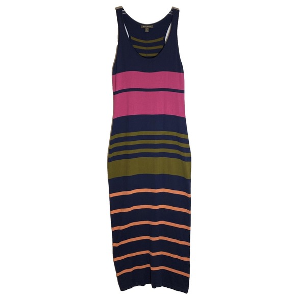 Tommy Bahama Dresses & Skirts - Tommy Bahama Dress Womens Small Blue Stripe Sleeveless Tank Maxi Knit Casual